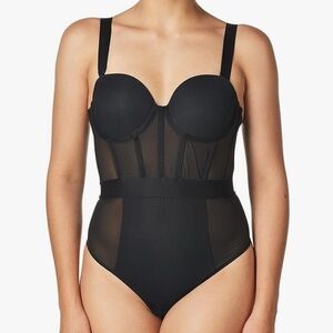 DKNY Black Shapewear Bodysuit